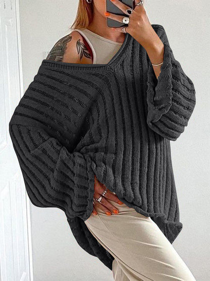 V-Neck Long Sleeve Sweater