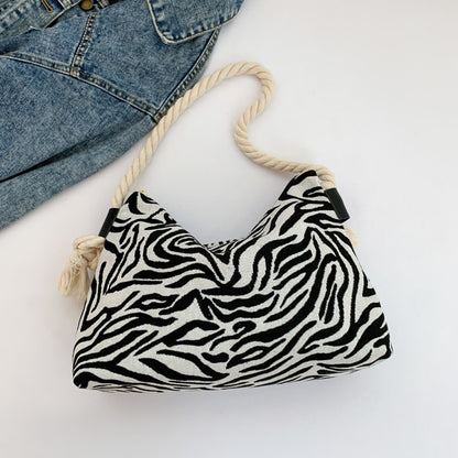 Vintage Printed Small Crossbody Bag