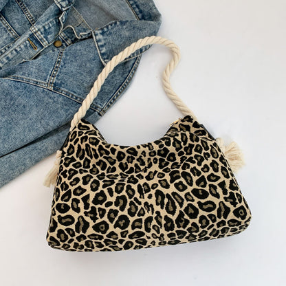 Vintage Printed Small Crossbody Bag